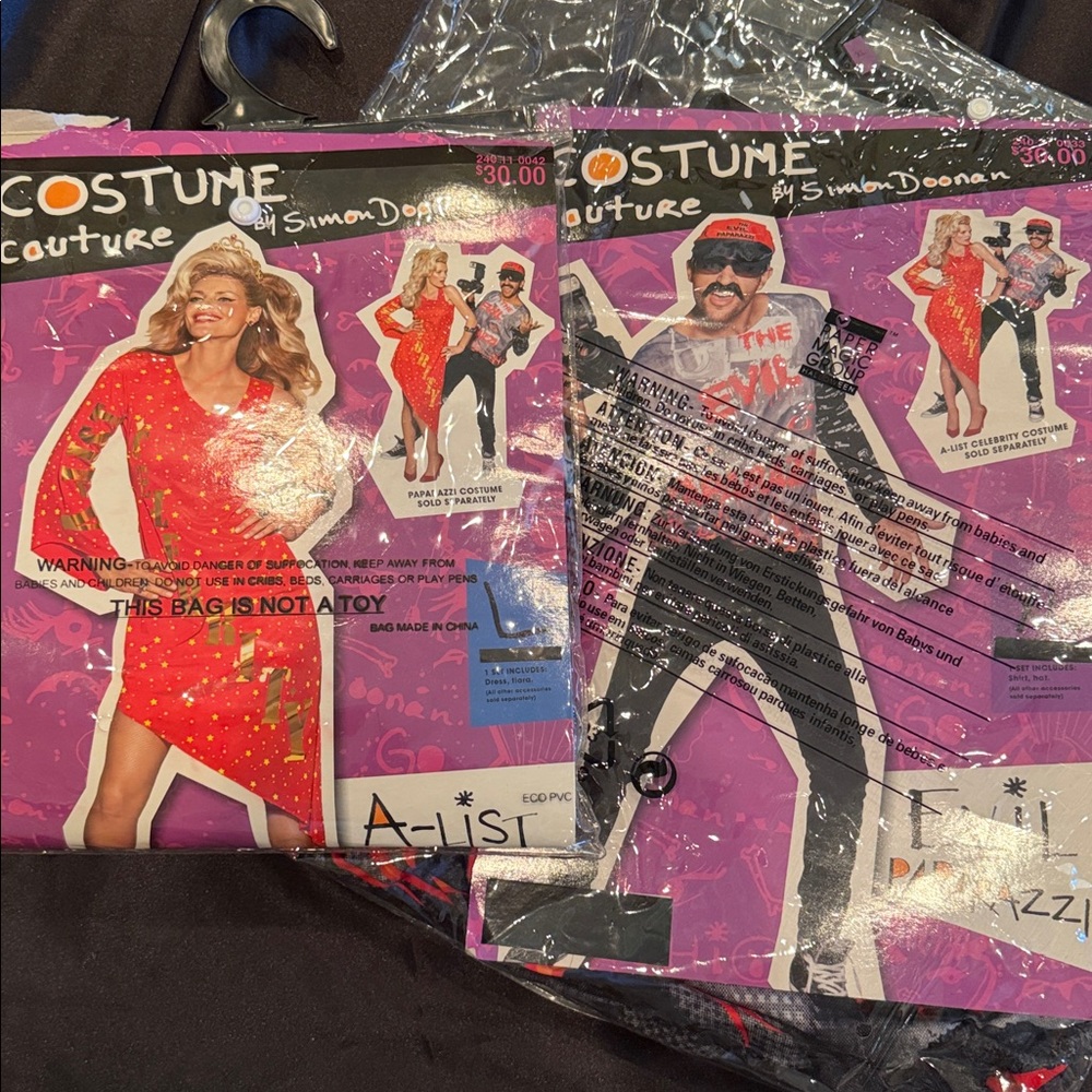 Costume Couture A-List Celebrity and Evil Paparazzi Costume